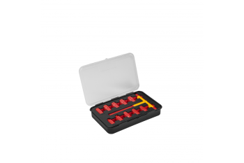 Isolierter Steckschlüsselsatz mit T-Schlüssel...