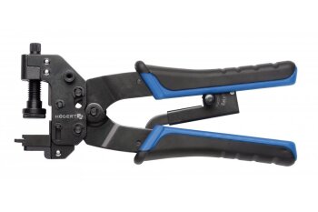 Zange zum Crimpen von F-Typ-, IEC- und RCA-Koaxialsteckern