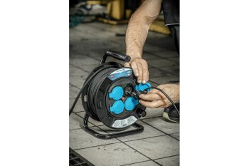 Gummi-isoliertes Trommel-Verlängerungskabel 20m