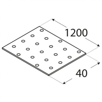 Lochplatte 40x1200x2,0mm PP91