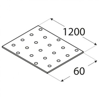 Lochplatte 60x1200x2,0mm PP92