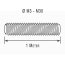 Gewindestange CL.4.8 1 Meter M4 DIN 975