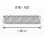 Gewindestange A2 Edelstahl M8 1 Meter DIN 976