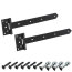 Kreuzgehänge Set schwarz schwer 300x45x90x3 mm