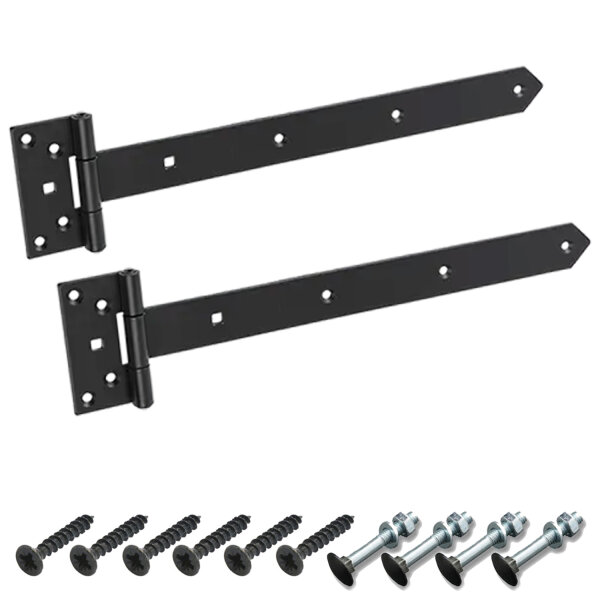 Kreuzgehänge Set schwarz schwer 350x45x90x3 mm