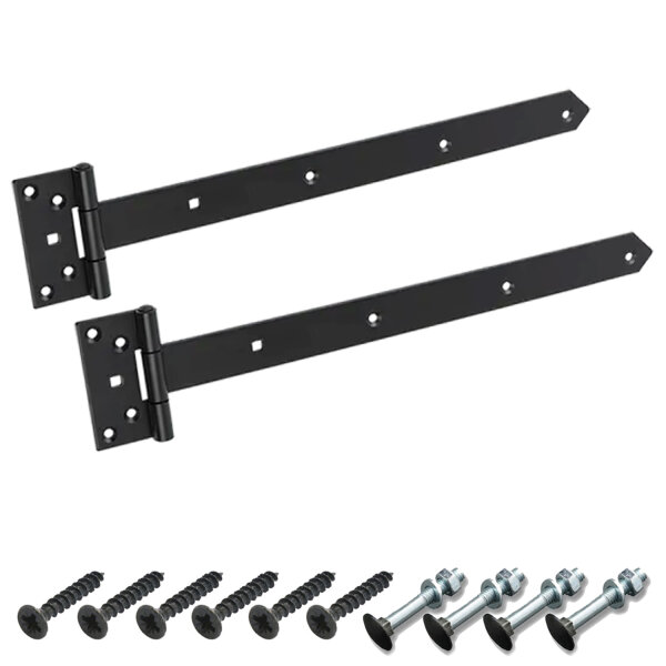 Kreuzgehänge Set schwarz schwer 400x45x90x3 mm