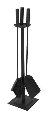 Kaminbesteck Kaminzubehör schwarz 4-in-1-Set KPX4