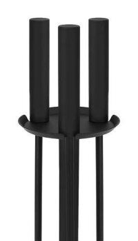 Kaminbesteck Kaminzubehör schwarz 4-in-1-Set KPX4