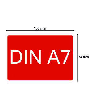 Alarmanlage Aufkleber A7-A8