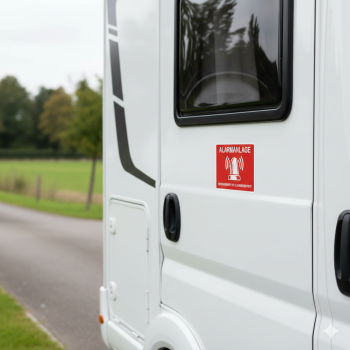 Alarmanlage Aufkleber A7-A8