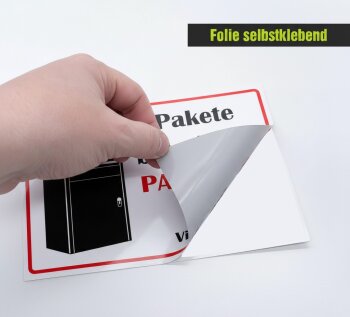 Paket Aufkleber A5