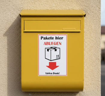 Paket Aufkleber A5