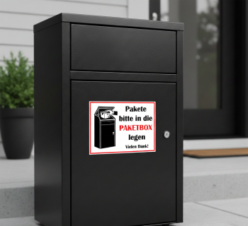 Paket Aufkleber A5