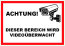 Videoüberwachung Aufkleber A7