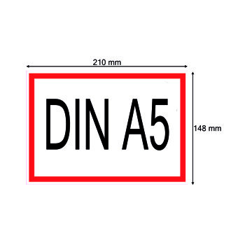 Videoüberwachung Aufkleber A5