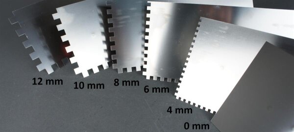 Hogard Kelle HOGARD Zahnkelle 4x4 Mm – Profi-Zahnglättekelle Aus Edelstahl, Ergonomisch, EU-gefertigt