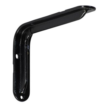 Stahlblechkonsole Hammerschlag schwarz 195 x 135 x 36 mm...
