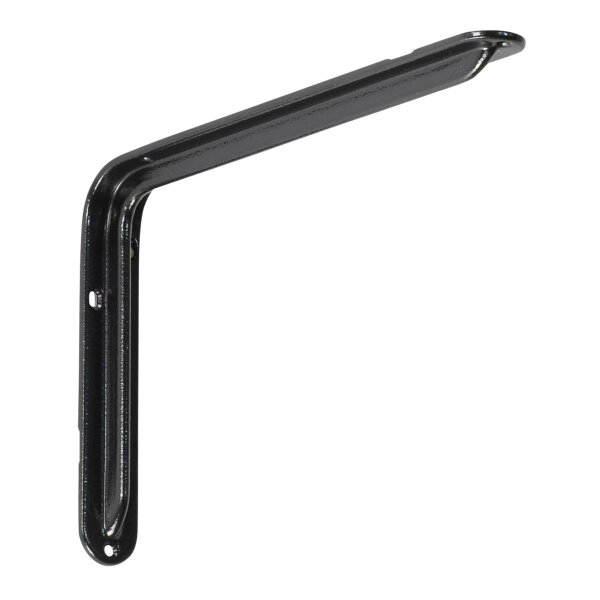 Stahlblechkonsole Hammerschlag schwarz 345 x 230 x 41 mm - 35 23 cm