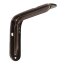 Stahlblechkonsole Hammerschlag braun 145 x 100 x 31 mm - 15 10 cm