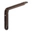 Stahlblechkonsole Hammerschlag braun 245 x 165 x 36 mm - 25 17 cm