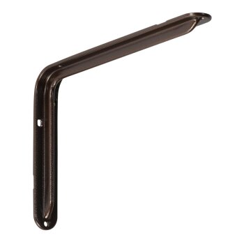 Stahlblechkonsole Hammerschlag braun 345 x 230 x 41 mm -...