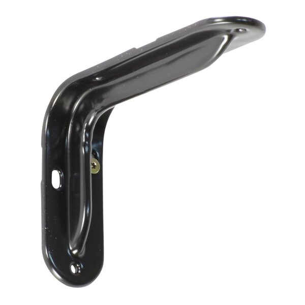 Stahlblechkonsole schwarz 120 x 83 x 31 mm - 12 8 cm