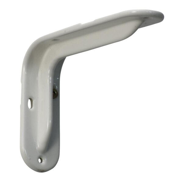 Stahlblechkonsole weiß 120 x 83 x 31 mm - 12 8 cm