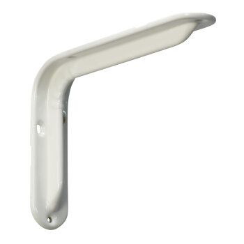 Stahlblechkonsole weiß 195 x 135 x 36 mm  - 20 14 cm