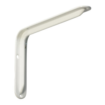 Stahlblechkonsole weiß 295 x 195 x 41 mm - 30 20 cm
