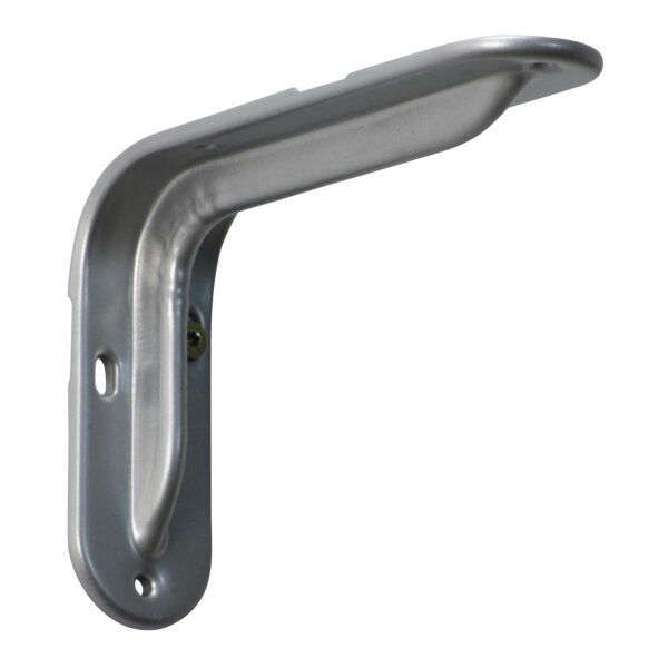 Stahlblechkonsole silber 120 x 83 x 31 mm - 12 8 cm