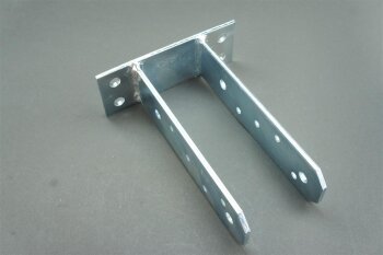 Pfostenständer Typ TT verstärkt zum Aufschrauben 121 x 200 x 5 mm