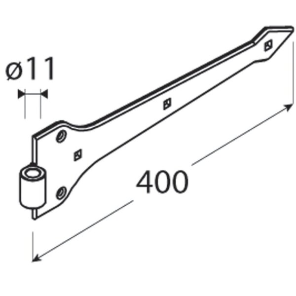 Ladenband Premium 300 - 800 mm D Ø11mm 40 cm