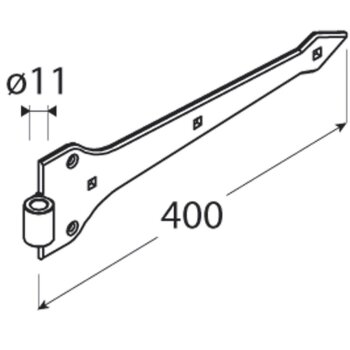 Ladenband Premium 300 - 800 mm D Ø11mm 40 cm