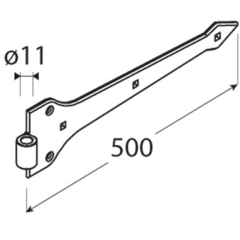 Ladenband Premium 300 - 800 mm D Ø11mm 50 cm
