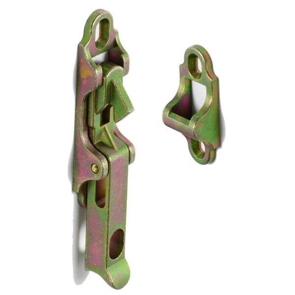 Schnappverschluss Fensterladenhalter galvanisiert ohne Unterlegscheibe