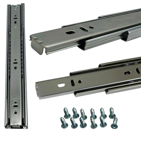 Laufschiene Schubladenschiene 50 cm ohne SoftClose