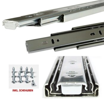Laufschiene Schubladenschiene 70 cm ohne SoftClose