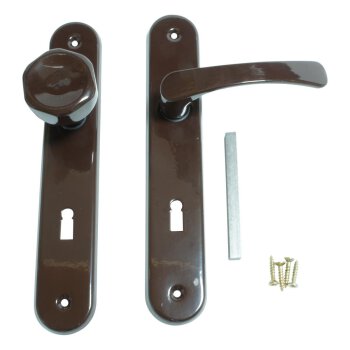 Türgriffe Basic Knauf & Griff lang PZ braun