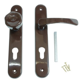 Türgriffe Basic Knauf & Griff lang PZ braun
