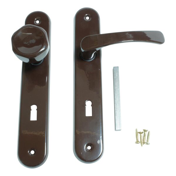 Türgriffe Basic Knauf & Griff lang BB braun