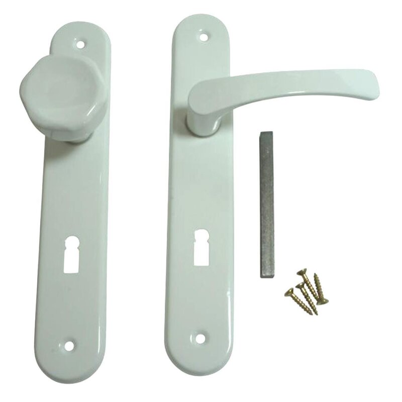 Türgriffe Basic Knauf & Griff lang BB weiß, 12,49 €