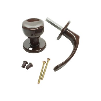 Türgriffe Basic Knauf & Griff braun