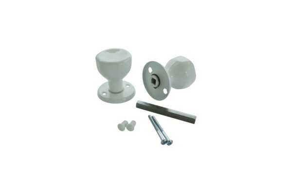 Türgriffe Basic Knauf beidseitig drehbar weiß