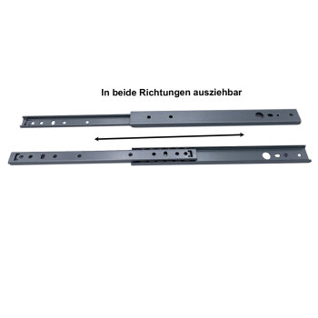 Laufschienen 27mm Schubladenschiene Teilauszug 25 cm