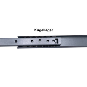 Laufschienen 27mm Schubladenschiene Teilauszug 25 cm