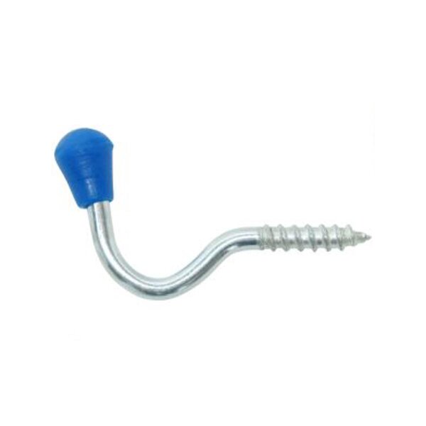Gerätehaken zum Einschrauben 4 cm blau