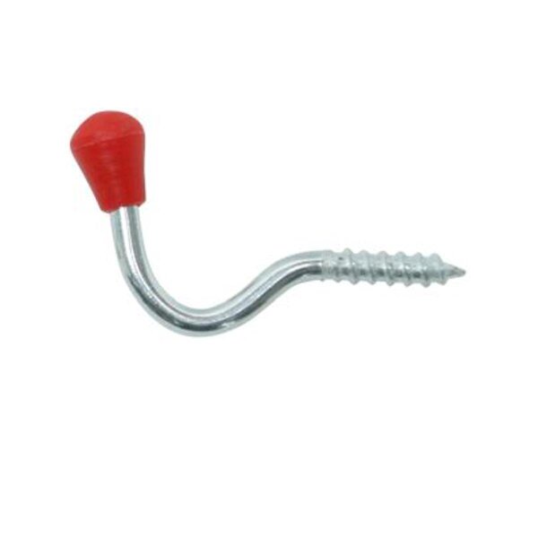 Gerätehaken zum Einschrauben 4 cm rot