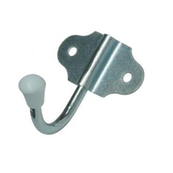Gerätehaken single 5cm weiß