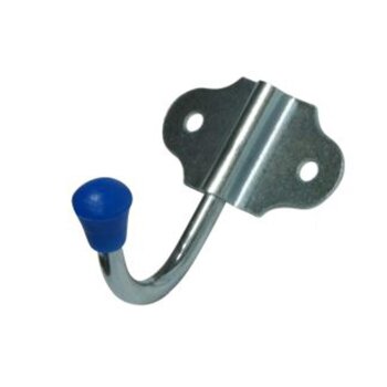 Gerätehaken single 5cm blau