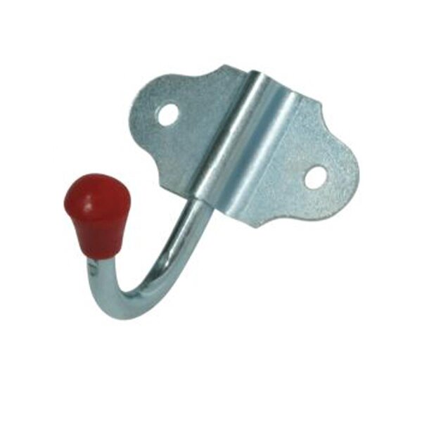 Gerätehaken single 5cm rot